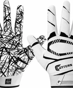 Cutters Game Day Youth Padded Glove White -Deals football Store 108 750 y white m mainProductImage FullSize