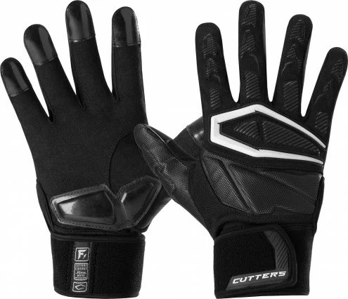 Cutters Force 4.0 Lineman Adult Football Gloves Black 1 Cutters Force 4.0 Lineman Adult Football Gloves Black