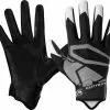 Cutters Rev 4.0 Adult Football Receiver Gloves White