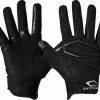 Cutters Gamer 4.0 Adult Football Gloves Black
