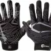 Cutters Game Day Adult Football Receiver Gloves Black