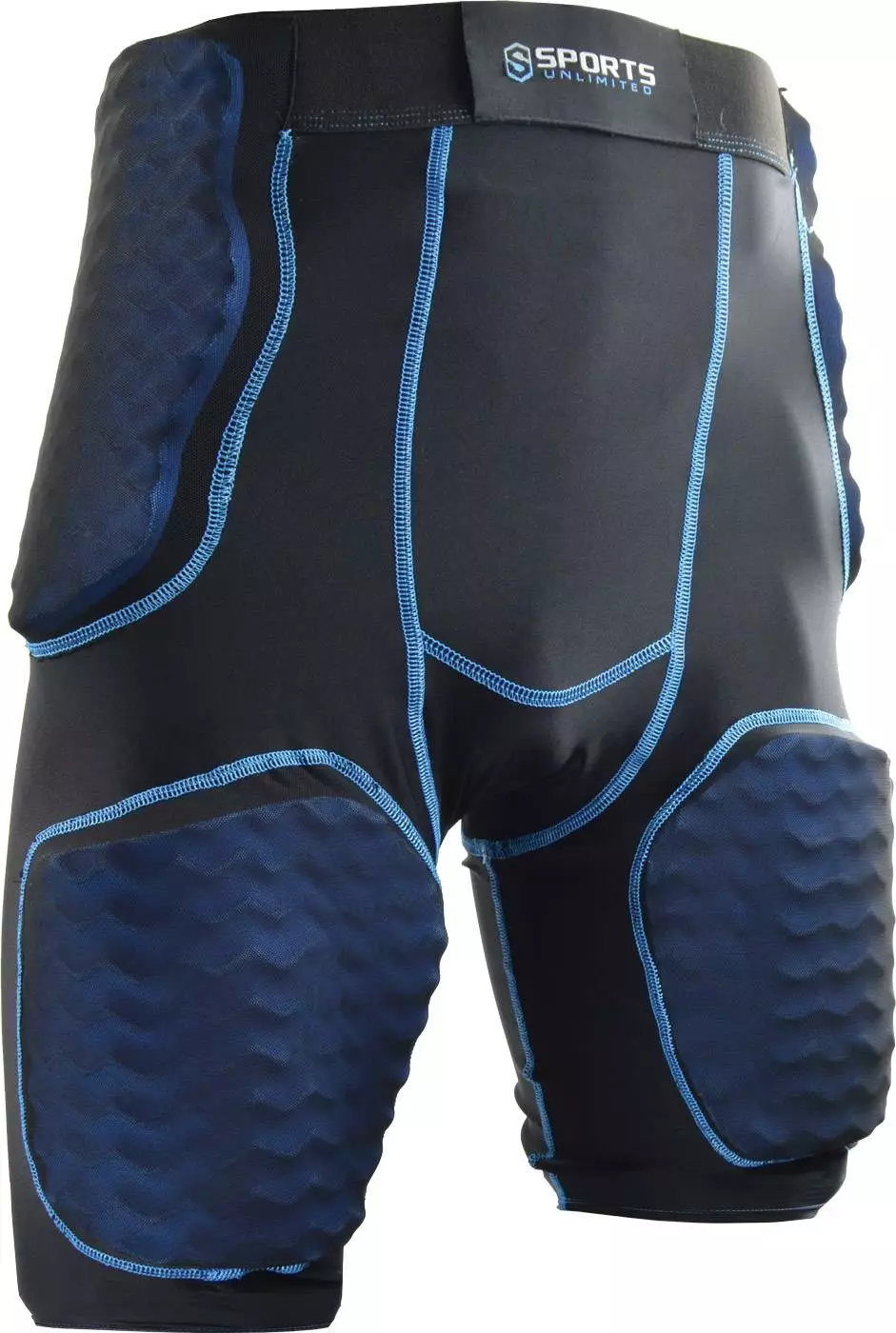 Sports Unlimited Youth 5 Pad Integrated Football Girdle 2.0 Black 3 Sports Unlimited Youth 5 Pad Integrated Football Girdle 2.0 Black - Image 3