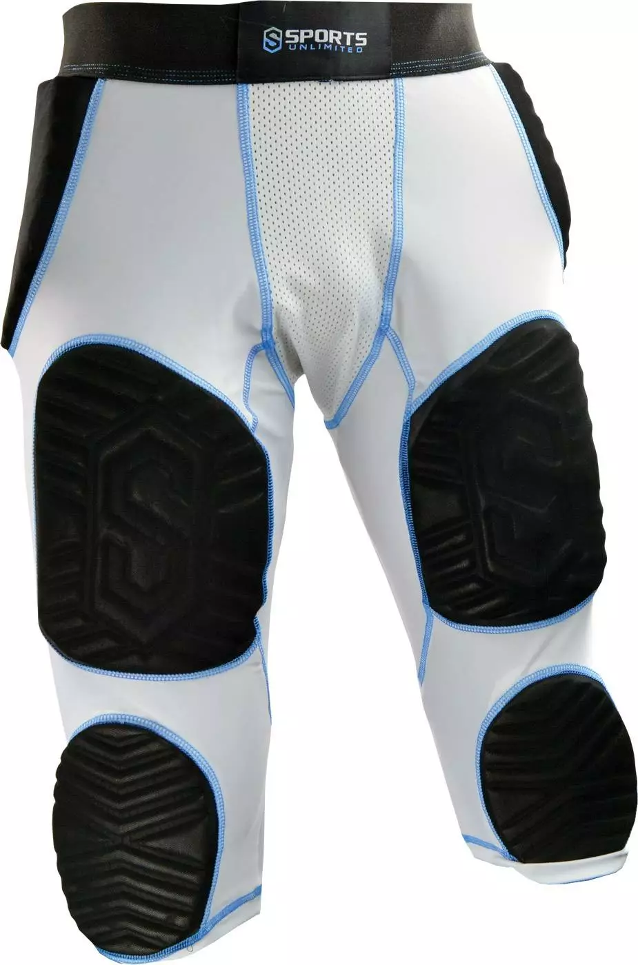 Sports Unlimited Adult 7 Pad Integrated Football Girdle - Hard Thigh Pads White 5 Sports Unlimited Adult 7 Pad Integrated Football Girdle - Hard Thigh Pads White - Image 5