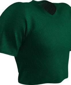 Champro Polyester Youth/Adult Porthole Mesh Custom Practice Football Jersey Black -Deals football Store 1213 fj2 c forestgreen mainProductImage FullSize