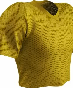 Champro Polyester Youth/Adult Porthole Mesh Custom Practice Football Jersey Black -Deals football Store 1213 fj2 c gold mainProductImage FullSize