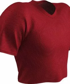 Champro Polyester Youth/Adult Porthole Mesh Custom Practice Football Jersey Black -Deals football Store 1213 fj2 c scarlet mainProductImage FullSize