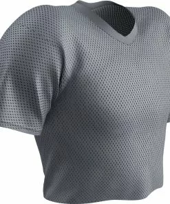 Champro Polyester Youth/Adult Porthole Mesh Custom Practice Football Jersey Black -Deals football Store 1213 fj2 c silver mainProductImage FullSize