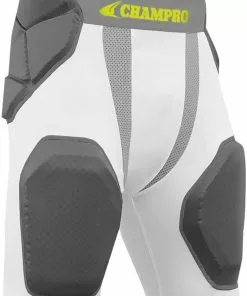 Champro Man-Up TRI-FLEX Youth 5 Pad Integrated Football Girdle Black/Charcoal -Deals football Store 1213 fpgu6g whitegrey s mainProductImage FullSize