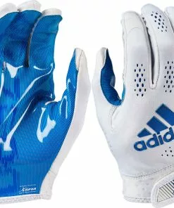 adidas adizero 5-Star 11 Adult Football Receiver Gloves White/Metallic Gold -Deals football Store 215 af1295 whiteroyal xl mainProductImage FullSize