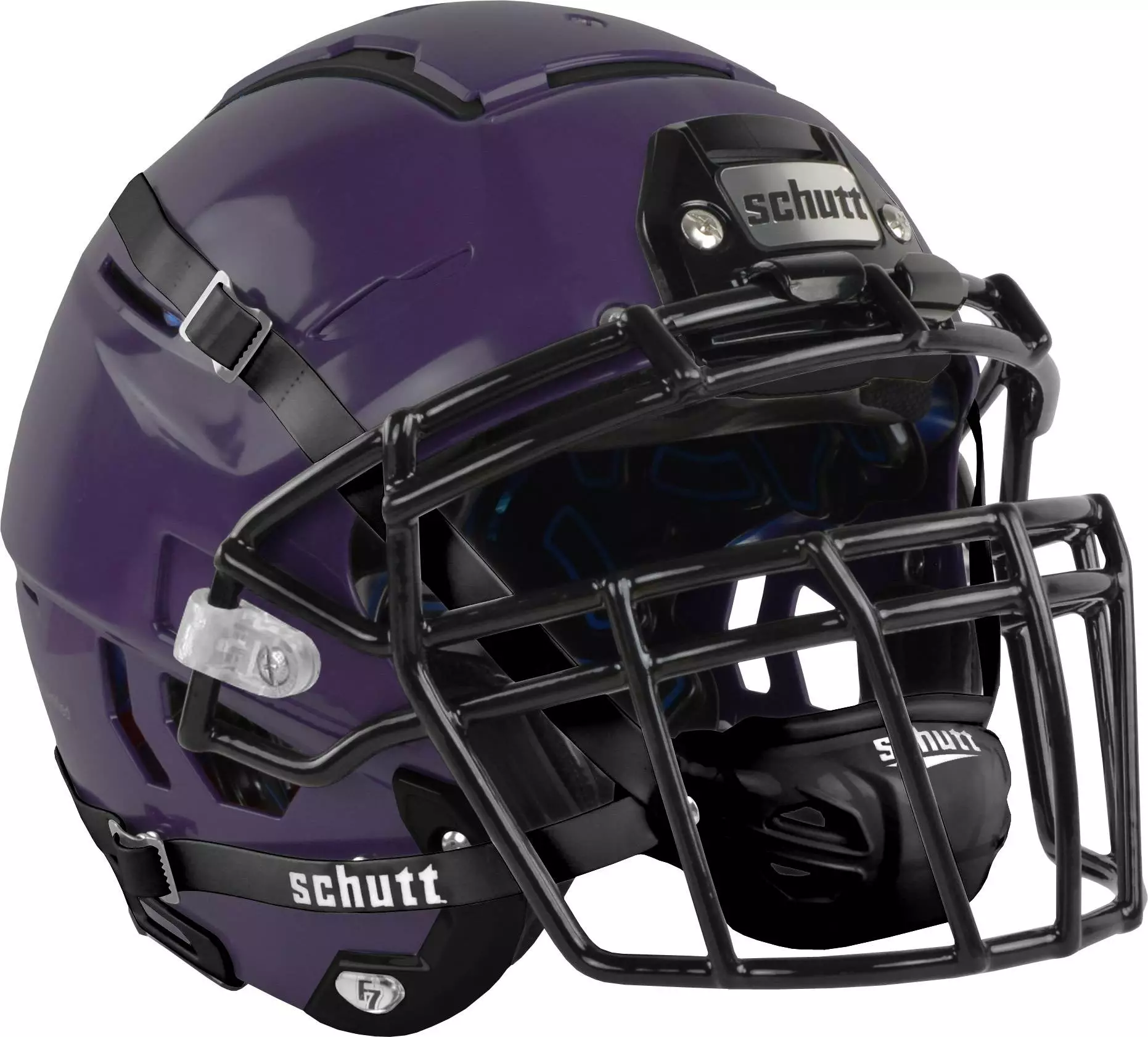 Schutt F7 VTD Adult Football Helmet - Sports Unlimited Maroon 17 Schutt F7 VTD Adult Football Helmet - Sports Unlimited Maroon - Image 17