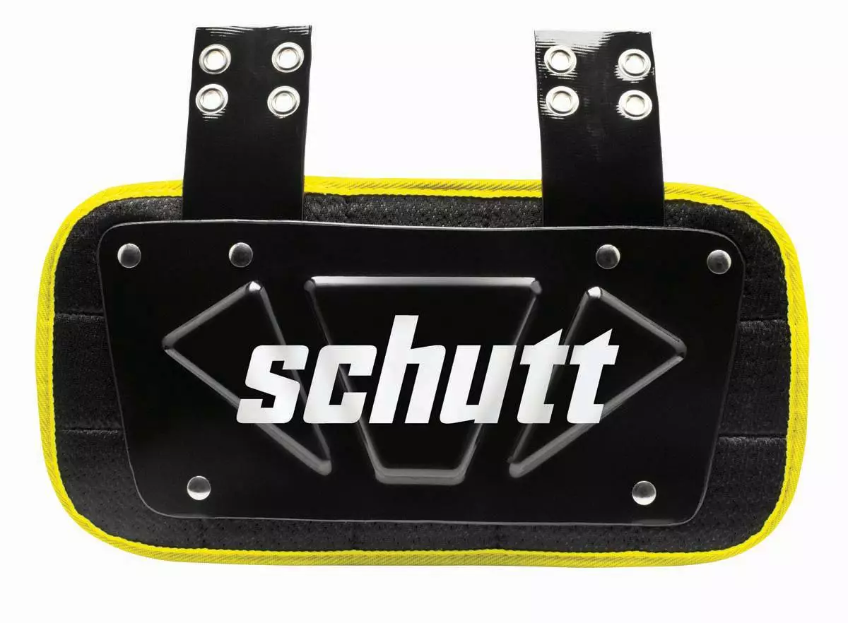 Schutt Neon Adult Football Back Plate Neon Yellow 4 Schutt Neon Adult Football Back Plate Neon Yellow - Image 4