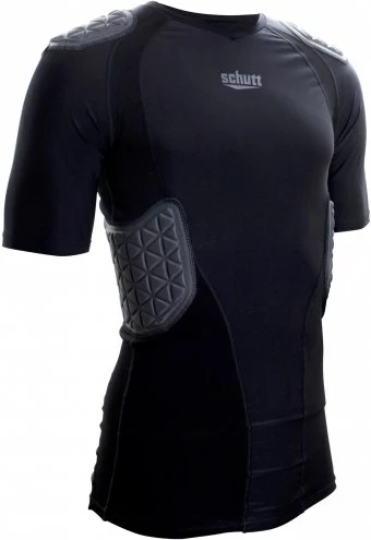Schutt Protech Tri Youth Protective Football Shirt Black/Gray 1 Schutt Protech Tri Youth Protective Football Shirt Black/Gray