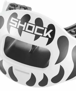 Shock Doctor Max AirFlow 2.0 Chrome Lip Guard Red/White 9 Shock Doctor Max AirFlow 2.0 Chrome Lip Guard Red/White -Deals football Store 252 3500 whiteblackfang mainProductImage FullSize