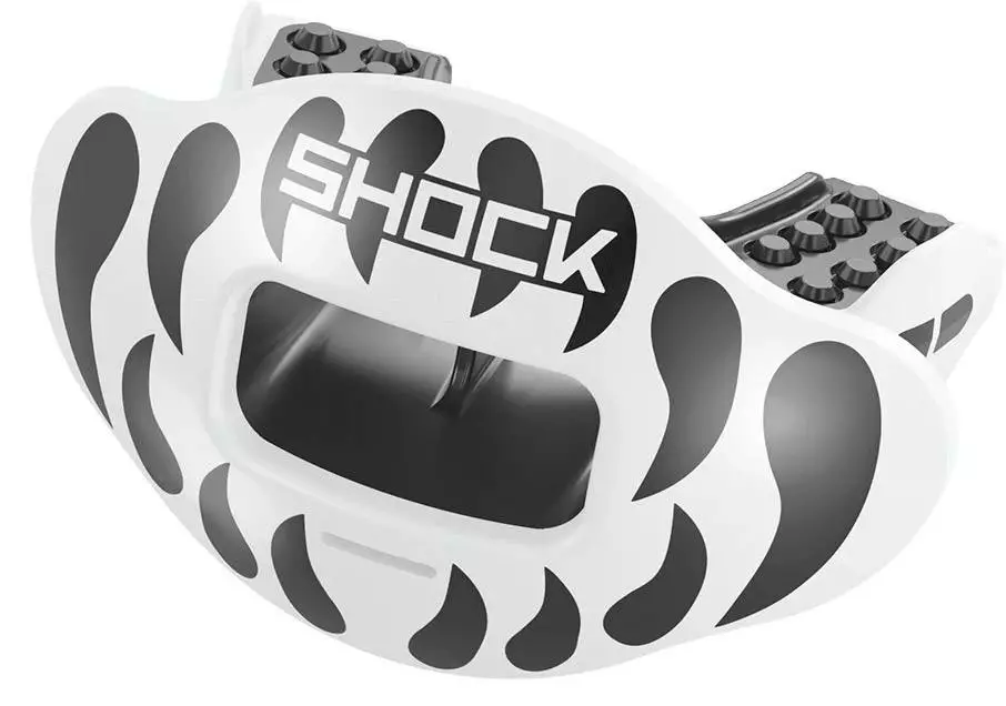 Shock Doctor Max AirFlow 2.0 Chrome Lip Guard Red/White 5 Shock Doctor Max AirFlow 2.0 Chrome Lip Guard Red/White - Image 5