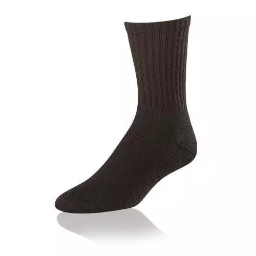 Twin City Chase Cotton Crew Socks Black 2 Twin City Chase Cotton Crew Socks Black - Image 2