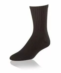 Twin City Chase Cotton Crew Socks Black