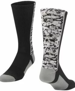 Twin City Digital Camo Crew Socks White