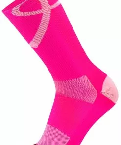 Twin City Breast Cancer Awareness Crew Socks Hot Pink/Pink 12 Pack -Deals football Store 411 lbcc3 hotpinkpink l mainProductImage FullSize