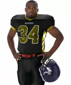 Alleson 750E Custom Adult/Youth Football Jersey Maroon -Deals football Store 429 750e blackgold mainProductImage FullSize