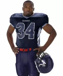 Alleson 750E Custom Adult/Youth Football Jersey Maroon -Deals football Store 429 750e navy mainProductImage FullSize