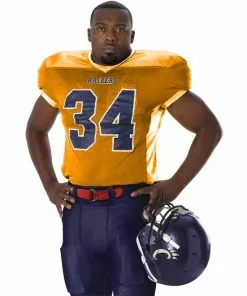 Alleson 750E Custom Adult/Youth Football Jersey Maroon -Deals football Store 429 750e orange mainProductImage FullSize