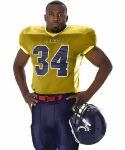 Alleson 750E Custom Adult/Youth Football Jersey Maroon -Deals football Store 429 750e vegasgold mainProductImage FullSize