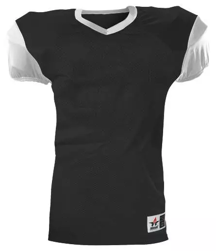 Alleson Youth Pro Game Football Jersey Charcoal 4 Alleson Youth Pro Game Football Jersey Charcoal - Image 4