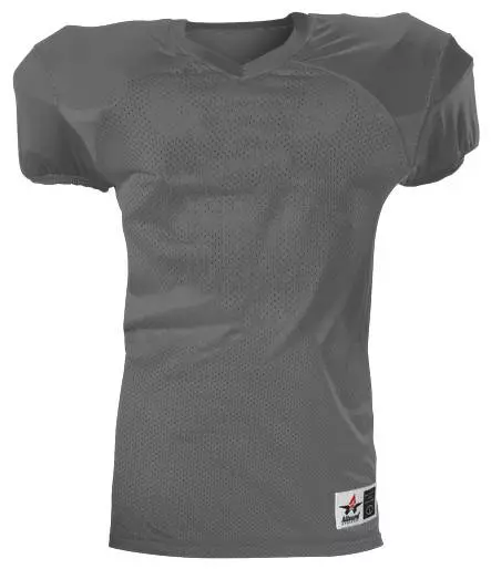 Alleson Youth Pro Game Football Jersey Charcoal 7 Alleson Youth Pro Game Football Jersey Charcoal - Image 7