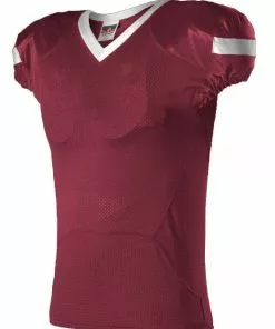 Alleson Youth/Adult Pro Flex Cut Belt Length Custom Football Jersey White/Navy -Deals football Store 429 754 c maroonwhite mainProductImage FullSize