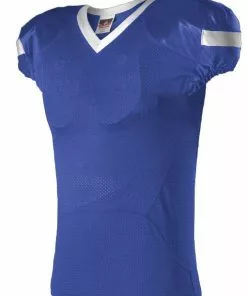 Alleson Youth/Adult Pro Flex Cut Belt Length Custom Football Jersey White/Navy -Deals football Store 429 754 c royalwhite mainProductImage FullSize