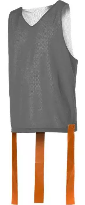 Alleson Swift Adult/Youth Custom Reversible Flag Football Jersey with Flags Pink/Charcoal 4 Alleson Swift Adult/Youth Custom Reversible Flag Football Jersey with Flags Pink/Charcoal - Image 4