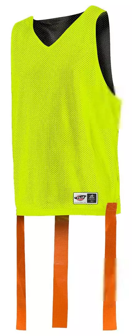 Alleson Swift Adult/Youth Custom Reversible Flag Football Jersey with Flags Pink/Charcoal 6 Alleson Swift Adult/Youth Custom Reversible Flag Football Jersey with Flags Pink/Charcoal - Image 6