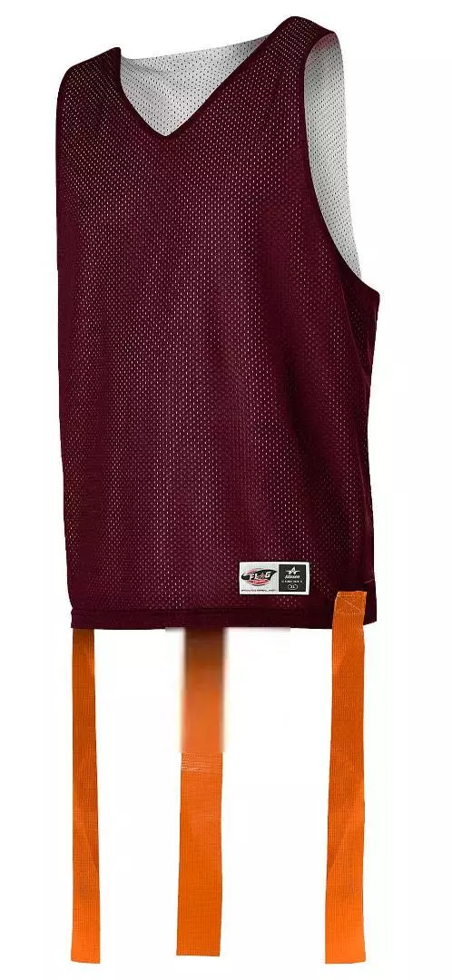 Alleson Swift Adult/Youth Custom Reversible Flag Football Jersey with Flags Pink/Charcoal 7 Alleson Swift Adult/Youth Custom Reversible Flag Football Jersey with Flags Pink/Charcoal - Image 7