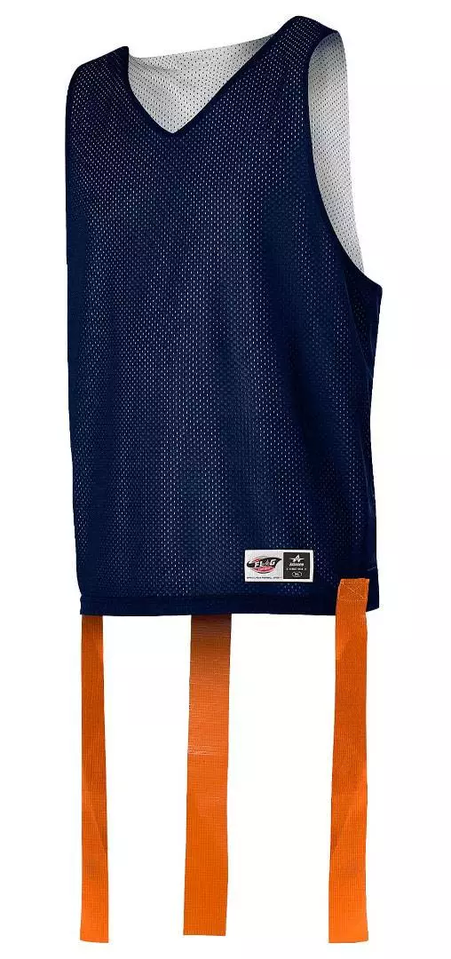 Alleson Swift Adult/Youth Custom Reversible Flag Football Jersey with Flags Pink/Charcoal 8 Alleson Swift Adult/Youth Custom Reversible Flag Football Jersey with Flags Pink/Charcoal - Image 8