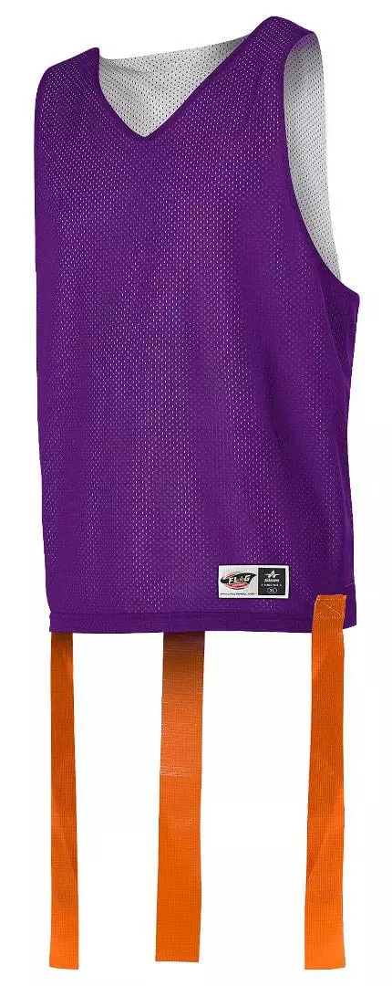 Alleson Swift Adult/Youth Custom Reversible Flag Football Jersey with Flags Pink/Charcoal 10 Alleson Swift Adult/Youth Custom Reversible Flag Football Jersey with Flags Pink/Charcoal - Image 10