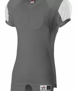 Alleson Youth/Adult Stretch Game Custom Football Jersey Charcoal/White -Deals football Store 429 792ztn c charcoalwhite mainProductImage FullSize