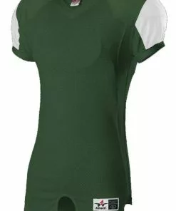 Alleson Youth/Adult Stretch Game Custom Football Jersey Charcoal/White -Deals football Store 429 792ztn c darkgreenwhite mainProductImage FullSize
