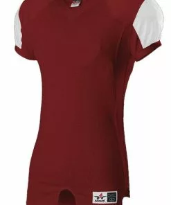 Alleson Youth/Adult Stretch Game Custom Football Jersey Charcoal/White -Deals football Store 429 792ztn c maroonwhite mainProductImage FullSize