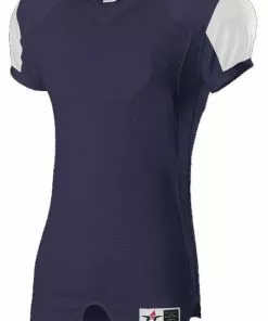 Alleson Youth/Adult Stretch Game Custom Football Jersey Charcoal/White -Deals football Store 429 792ztn c navywhite mainProductImage FullSize