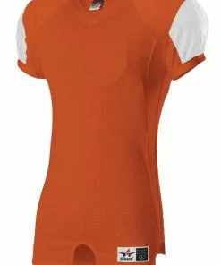 Alleson Youth/Adult Stretch Game Custom Football Jersey Charcoal/White -Deals football Store 429 792ztn c orangewhite mainProductImage FullSize