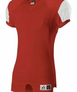 Alleson Youth/Adult Stretch Game Custom Football Jersey Charcoal/White -Deals football Store 429 792ztn c scarletwhite mainProductImage FullSize