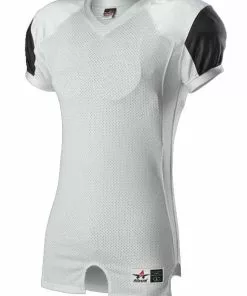 Alleson Youth/Adult Stretch Game Custom Football Jersey Charcoal/White -Deals football Store 429 792ztn c whiteblack mainProductImage FullSize