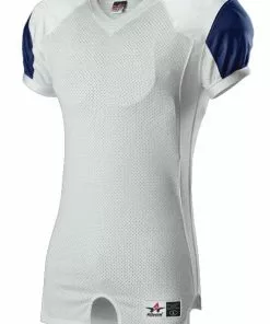 Alleson Youth/Adult Stretch Game Custom Football Jersey Charcoal/White -Deals football Store 429 792ztn c whitenavy mainProductImage FullSize