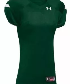 Under Armour Encounter Youth Custom Football Jersey White/Navy -Deals football Store 429 ufj165y darkgreenwhite mainProductImage FullSize