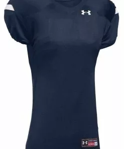 Under Armour Encounter Youth Custom Football Jersey White/Navy -Deals football Store 429 ufj165y navywhite mainProductImage FullSize