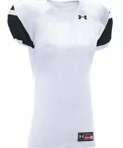 Under Armour Encounter Youth Custom Football Jersey White/Navy -Deals football Store 429 ufj165y whiteblack mainProductImage FullSize
