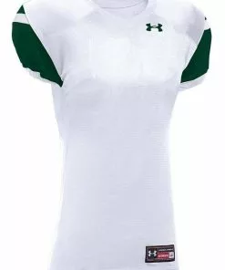 Under Armour Encounter Youth Custom Football Jersey White/Navy -Deals football Store 429 ufj165y whitedarkgreen mainProductImage FullSize