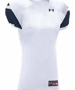 Under Armour Encounter Youth Custom Football Jersey White/Navy -Deals football Store 429 ufj165y whitenavy mainProductImage FullSize