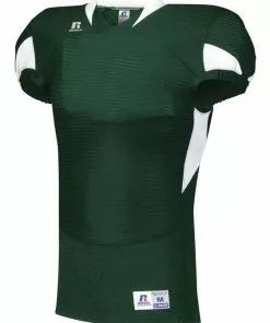 Russell Adult Waist Length Custom Football Jersey White/Red -Deals football Store 43 s81xcm c darkgreenwhite mainProductImage FullSize