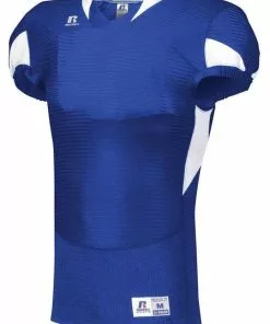 Russell Adult Waist Length Custom Football Jersey White/Red -Deals football Store 43 s81xcm c royalwhite mainProductImage FullSize